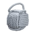thumbnail image 2 of Nautical Rope Knot Decorative Cotton Door Stop Grey, 2 of 5