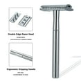 thumbnail image 4 of Radirus Stainless Steel Double Edge Shaving Razor, Safety Beard Razor for Hotel Home Travel, 4 of 7