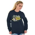 thumbnail image 3 of Kentucky KY Cowgirl Vintage Smurfette Women Crewneck Sweatshirt Brisco Brands S, 3 of 6