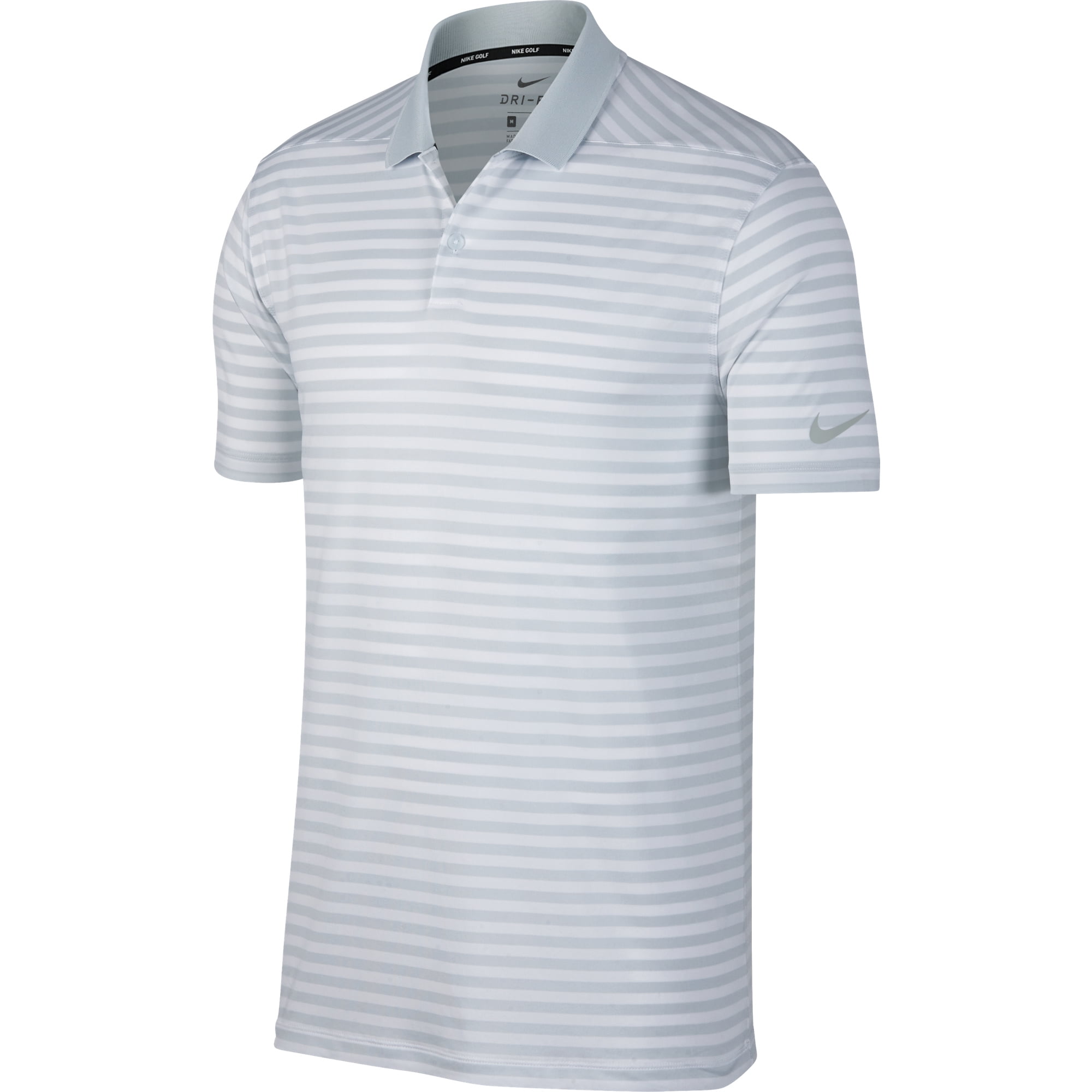 nike men's dry victory stripe polo golf shirt