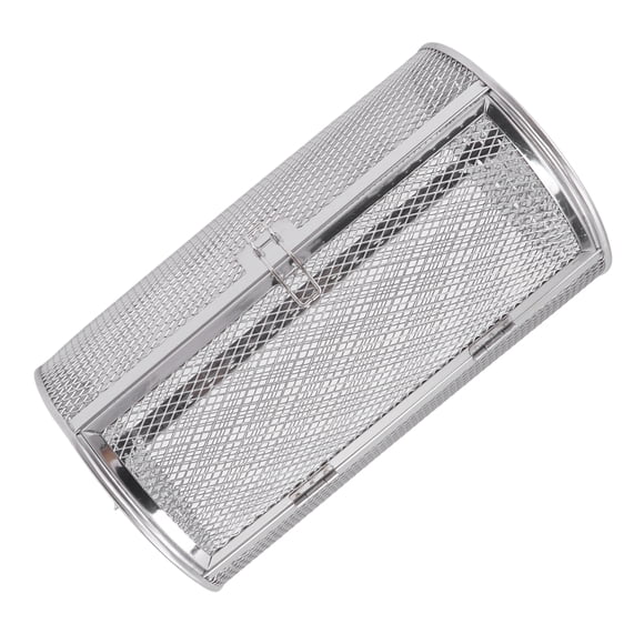 Cesta Rodante Para Asar, Malla Giratoria De Acero Inoxidable Para Barbacoa De 360 grados Para Verduras, Puerta Móvil, Ideal Para Nueces Secas De Maní