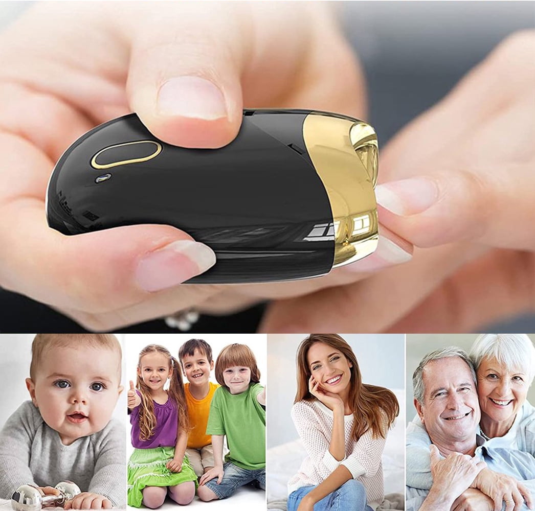 Electric Nail Clipper Stainless Steel Blade with Charging Port Portable Safe Curved Protection Design Save Time and Energy Shearing Grinding Fingers Toes, Suitable for Home Babies Seniors