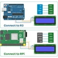 thumbnail image 5 of 3 pcs I2C IIC 1602 LCD Display Module 16x02 Arduino Raspberry Pi LCD Module, 5 of 7