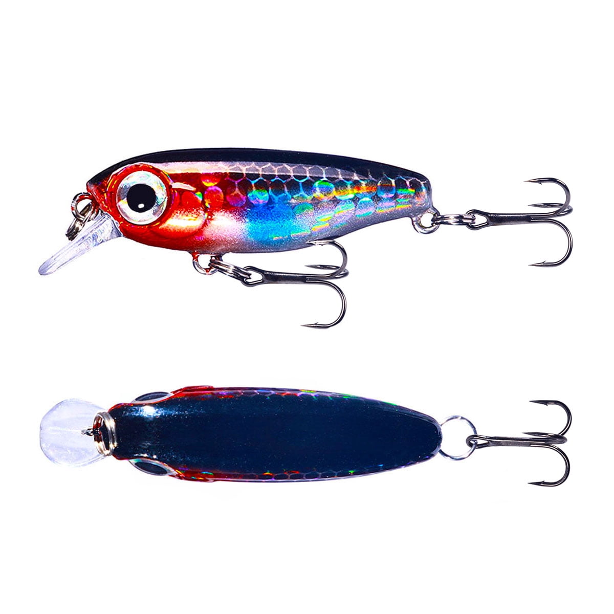 Fishing Lures, Jerkbait for Bass Fishing Minnow Lure Set Fishing Hard Baits Swimbaits Boat Topwater Lures for Trout Bass Perch Fishing,20pcs