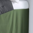 thumbnail image 2 of Dorm Room Bed Skirt - College Dual Tone Dorm Bed Skirt - Two Tone Dorm Bedskirts - College Dorm Room Bed Skirt - 100% Egyptian Cotton Two Tone Bedskirts - Twin-XL - 38" Drop, Moss, 2 of 2
