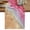 Rose Red, variant on Purple Ombre Coastal Short Table Runner 36 Inches Long,Summer Nautical Beach Ocean Seaside Cotton Linen Table Runners Dresser Scarves,Tabletop Scarf Furniture Cover for Home Dinner Party 13"x36"