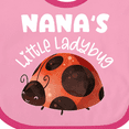 thumbnail image 4 of Inktastic Nana's Little Ladybug Boys or Girls Baby Bib, 4 of 4