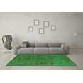 thumbnail image 3 of Ahgly Company Indoor Rectangle Abstract Green Modern Area Rugs, 4' x 6', 3 of 4