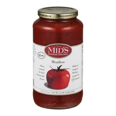 Mid's Homestyle Pasta Sauce Meatless, 32.0 OZ - Walmart.com