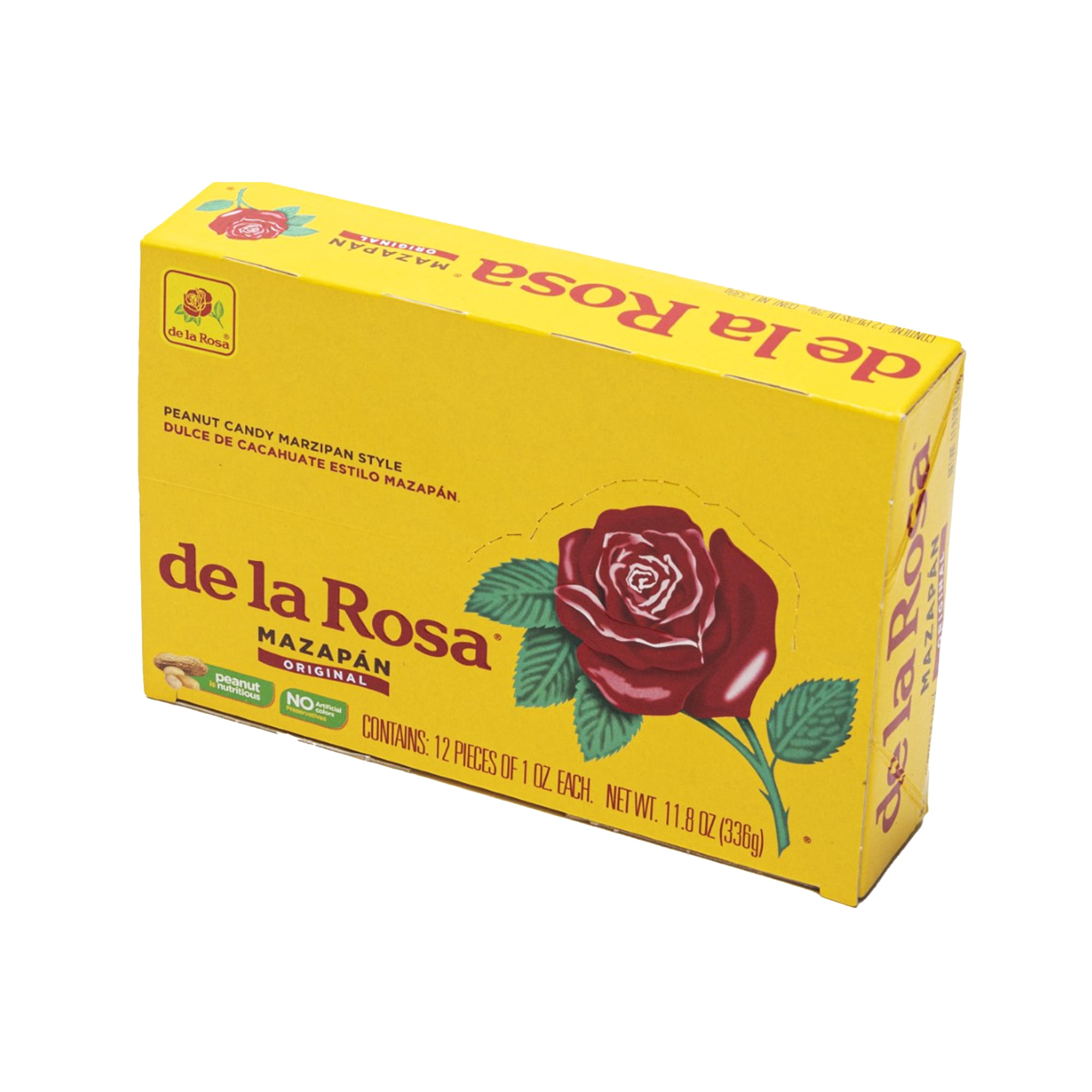 De La Rosa Mazapan Style Mexican Peanut Candy, 12 Count