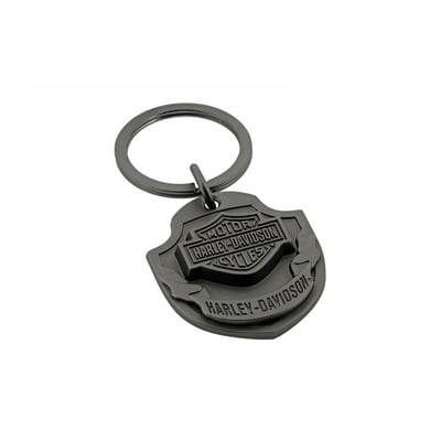 Porte-clés Harley Davidson en Acier 316L Chromé