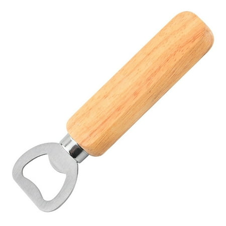 

Liveday Set of 8 Stainless Steel Bottle Opener with Wooden Handle Corkscrews & Openers