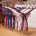 thumbnail image 2 of TrowBridge-Tanga erótico para mujer, bragas sexys con cuentas, ropa interior con patrón de mariposa, lencería tentación, calzoncillos calientes, 2 of 4
