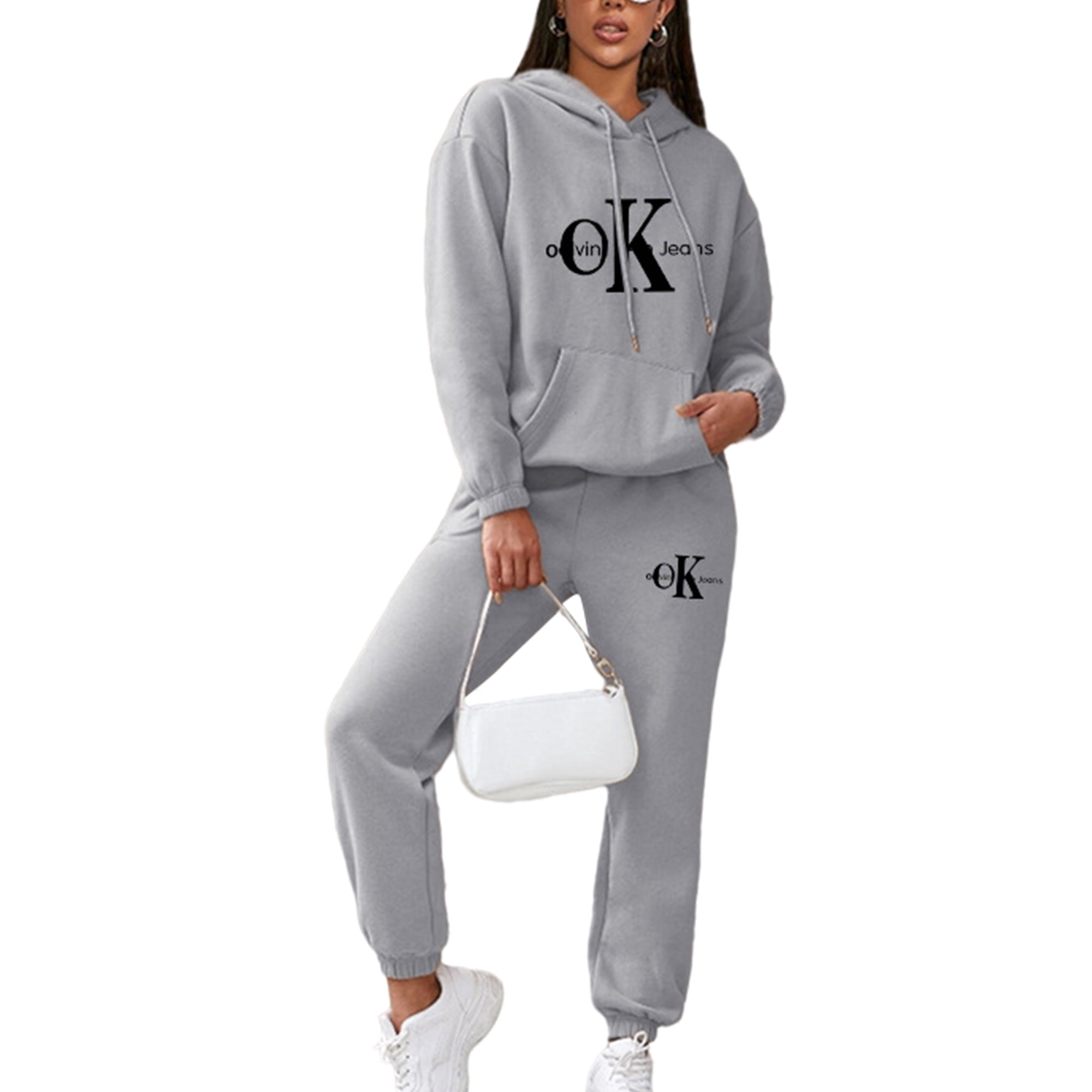 Bellella Women Sweatsuits Hoodies Two Piece Outfit Long Sleeve Lounge Sets  Running Hooded Sweatshirts And Sweatpants Pink XL | Walmart Canada