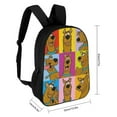 thumbnail image 2 of Scooby Doo Daypack 17 Inch Schoolbag Backpack Rucksack Large Capacity Shoulder Bag Travel Bags Students Bookbag, 2 of 8