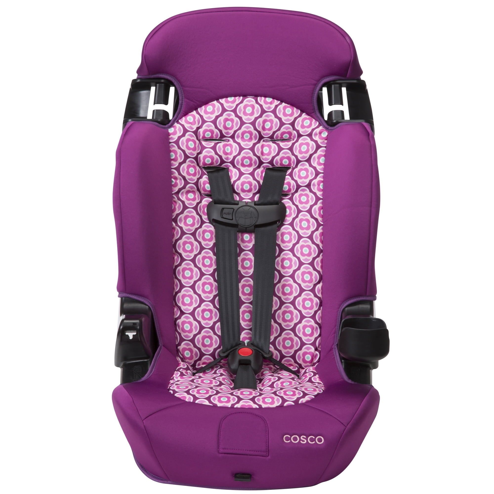 Cosco Kids Finale 2-in-1 Booster Car Seat, Rosette, Toddler, Unisex