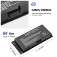 thumbnail image 5 of 9Cell Battery For Dell Precision M4600 M4700 M4800 M6600 M6700 M6800 FV993 T3NT1, 5 of 8