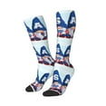 thumbnail image 2 of Haiem Cute Gnomes in USA Socks, Funny Novelty Crazy Design Cotton Socks Sports Socks Knee High Socks For Men, Women,1Pairs - Gift For Working Friends, 2 of 9