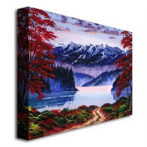 Trademark Art "Morning Glory" Canvas Wall Art by David Lloyd Glover