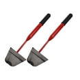 thumbnail image 3 of Miangastore Garden Weeding Tools Red 2Pcs 16.1x3.5in Steel Handheld Hoe, 3 of 9