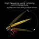thumbnail image 4 of Luya biónico triple luminoso placa de hierro plomo pez rollo lento luminoso pesca en el mar pesca nocturna barco pesca con cola de pelo de caballa española cebo de pesca, 4 of 5