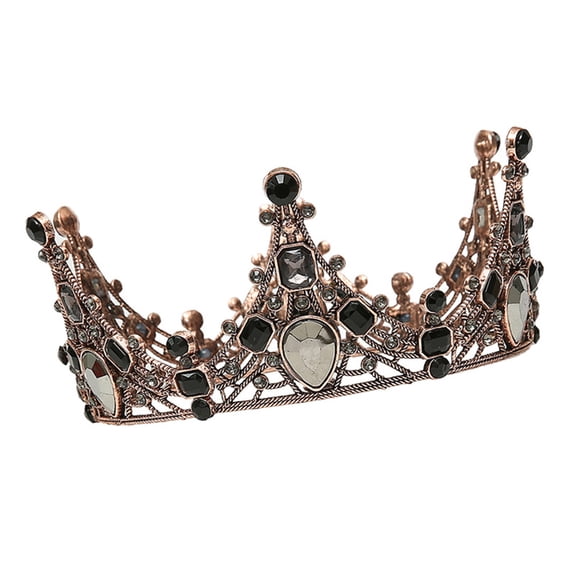 Pretyzoom Tiara Cake Decoration Multi-Color Crown for Wedding and Event Decor