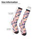 thumbnail image 2 of Fotbe Abstract Leopard Print Calcetas Divertidas Estampadas para Hombre y Mujer, Calcetas de Algodón hasta la Rodilla para Caminar, Correr, Enfermería y Embarazo, 2 of 6