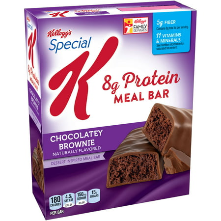 Kellogg's K spécial protéine chocolaté Brownie repas Bar, 5 1,59 oz ct