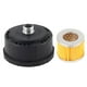 thumbnail image 1 of Scienceny 2x silenciador de compresor de aire mejorado negro para un funcionamiento más silencioso filtro purificador de aire filtro de aire Artesanía, 1 of 6