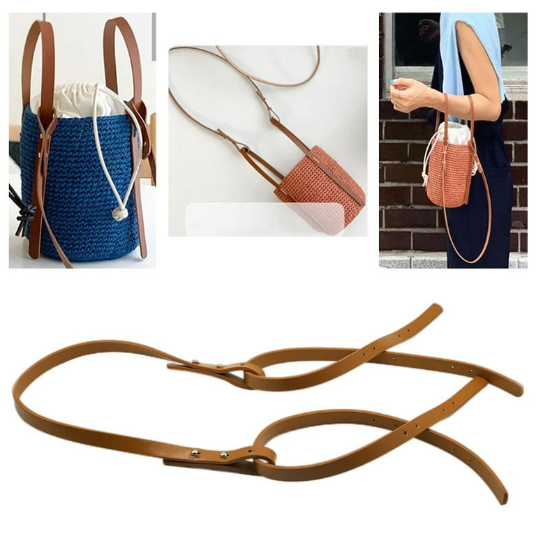 Leather Handle Handbag Belts Bag Strap Accessories - Leather