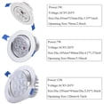 thumbnail image 3 of Rosnek 1 Pack LED Recessed Ceiling Light Downlight Aluminum Spotlight Indoor Decoration, Warm White, 3 of 8
