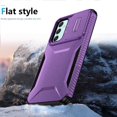 thumbnail image 4 of Rugged Case for Samsung Galaxy A55 5G with Slide Camera Cover & Drop Protection Purple, 4 of 6