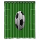 thumbnail image 1 of Cortina de Ducha ABPHQTO Poliéster Impermeable Campo de Fútbol 150x180 cm, 1 of 1