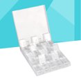 thumbnail image 3 of 1PC 20 Slots Nail Sequins Glitter Holder Nail Supplies Storage Box Manicure Tool Acrylic Case (Transparent), 3 of 7