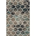thumbnail image 3 of Unique Loom Trellis Frieze Collection Area Rug - Rounded (6' x 9' Rectangle Blue Multi/Ivory), 3 of 7