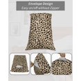 thumbnail image 7 of Black Beige Modern Body Pillow Covers, Abstract Art Retro Soft Bed Throw Pillowcases Breathable Cooling Long Lumbar Body Pillow Sham Cover for Bed Sofa 20''x54'', 7 of 7