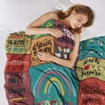 thumbnail image 5 of Blanket Throws Gift for Teacher, Flannel Plush Throw Blanket Decorative Blanket, Unique Appreciation Gift Soft Blanket for Teachers Women/Men, Back to School Gifts Ideas for Teachers 60"x80", 5 of 6