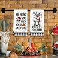thumbnail image 7 of Nightmare Christmas Towels, Nightmare Christmas Kitchen Bathroom Decorations, 2 Pack Funny Holiday Hand Towels Dish Cloths for Women Men, Jack Sally Gothic Home Decor Party Favors, 7 of 7