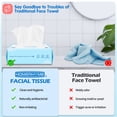 thumbnail image 4 of Toalla facial HOMERHYME, 600 unidades, toallitas faciales biodegradables, 4 of 5
