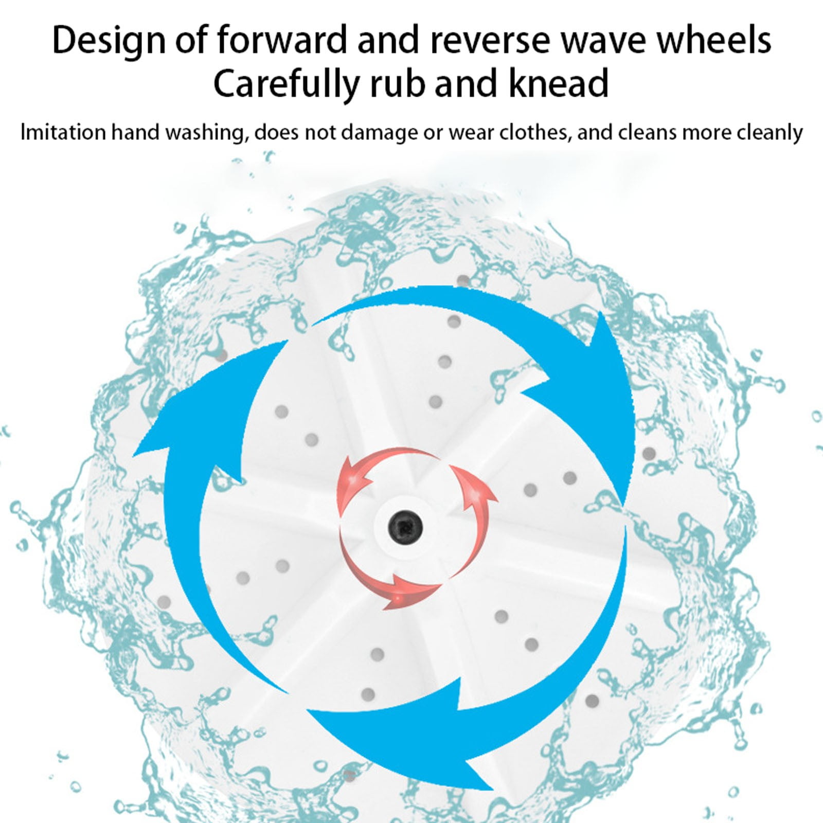 Mini Portable Washer Compact Laundry Device for Delicates with Blue Light Cleaning Technology 25L Capacity Ideal Travel Dorm Use