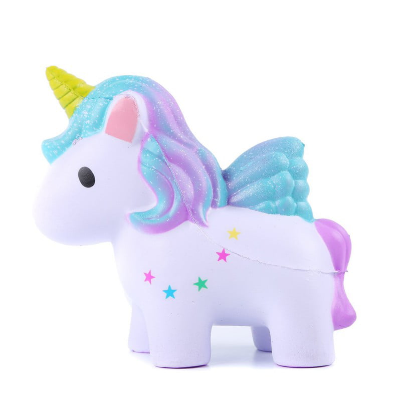 Kids Squeeze Animal Squishies Plush Squishy Slow Rising Toy Unicorn Xmas Gift EA 