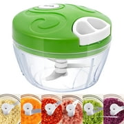 500ML Manual Food Chopper, Easy Hand Pull Mincer, Blender to Chop Vegetables,Onion,Fruits,Nuts,Garlic