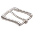 thumbnail image 2 of 1 3/8" (35 mm) Silver Tone Rectangular Single Prong Belt Buckle, 2 of 2