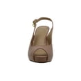 thumbnail image 3 of Thalia Sodi Womens Luzia Leather Peep Toe SlingBack Classic Pumps, 3 of 6