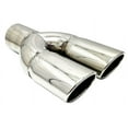 thumbnail image 6 of Exhaust Tip 2.25 Inlet 3.00 X 2.50 Outlet 10.00 long WD-OVAL30010-225-HP-SS Dual Oval Slant 304 Stainless Wesdon Exhaust Tip, 6 of 11