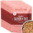 thumbnail image 7 of Portland Pet Food Company Wally’s Salmon N’ Rice Fresh Dog Food Pouches Human-Grade, Gluten-Free Wet Pet Meal Toppers Mix-Ins & Meals - Large & Small Breed, Puppy to Senior - Made in the USA - 8 Pack, 7 of 7