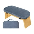 thumbnail image 2 of Lipstore Meditation Bench Home for Extended Practice Low Seat Comfortable for Kneeling or Light Blue, 2 of 8