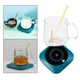 thumbnail image 5 of Calentador de tazas eléctrico Almohadilla de calentamiento de agua Temperatura Taza Almohadilla calefactora Taza de Calentador Verde, 5 of 9
