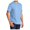 thumbnail image 4 of Yellow Rooster Men's Core Blend Pocket T-Shirts Light Blue 6XL, 4 of 6