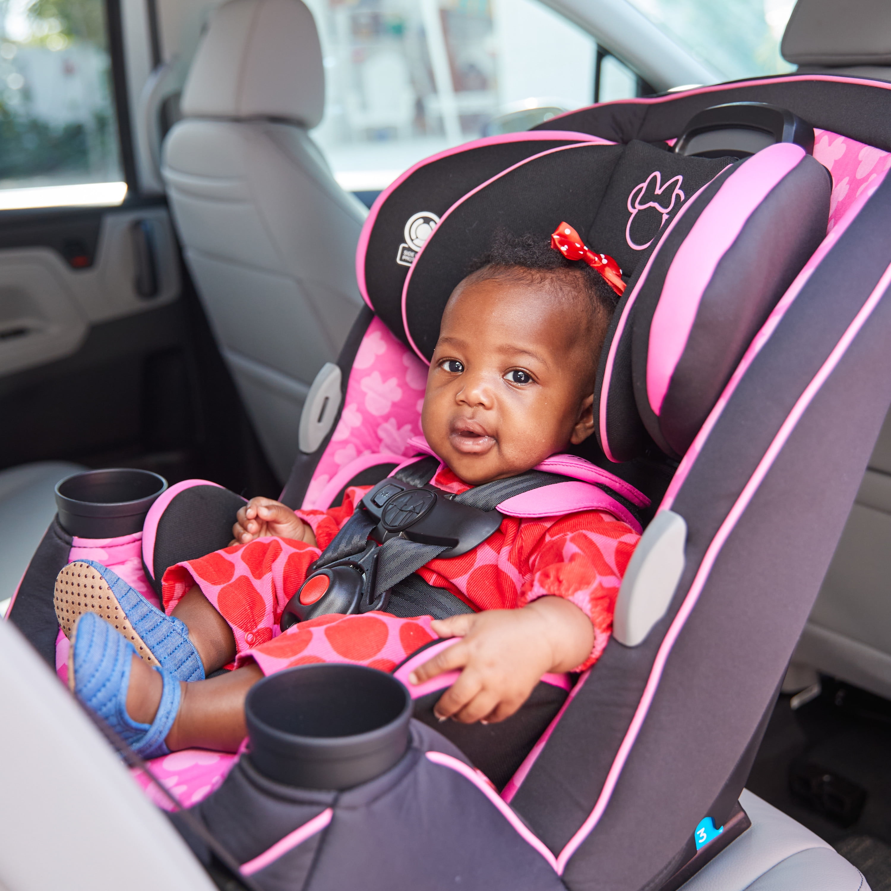 Disney Baby Grow and Go All-in-One Convertible Car Seat, Mickey Sprinkle, Infant & Toddler, Unisex